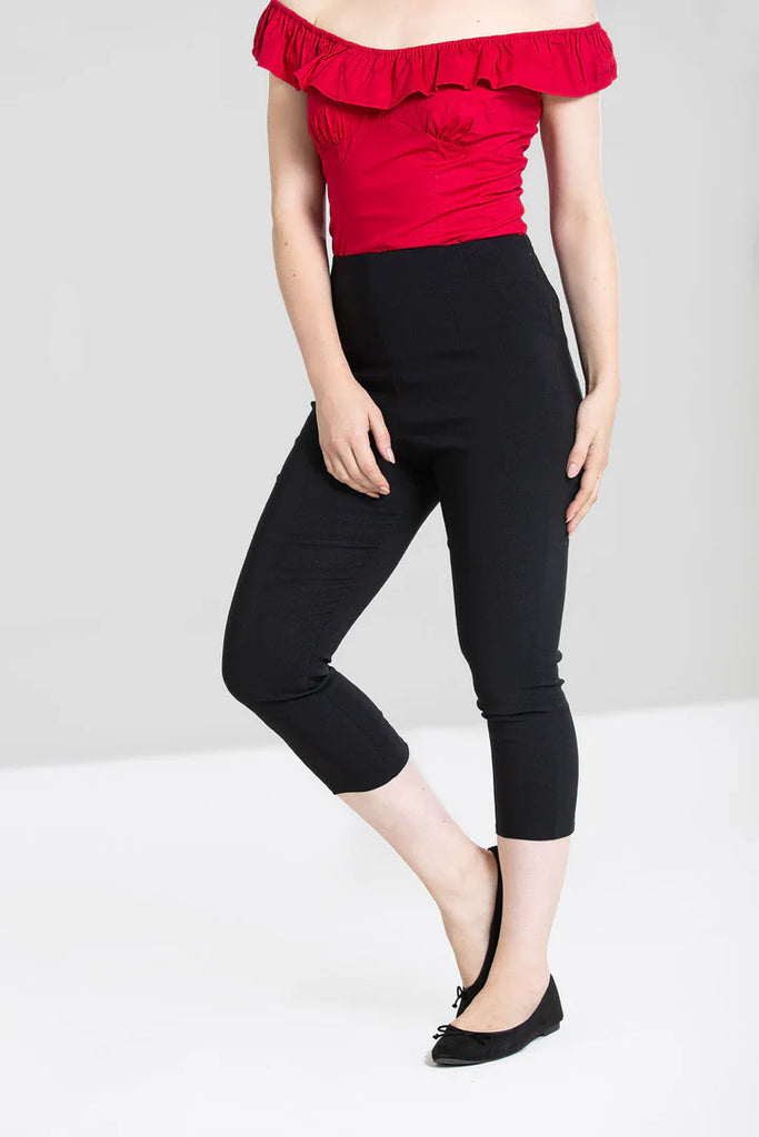 Classic H-Waisted Capri Pants