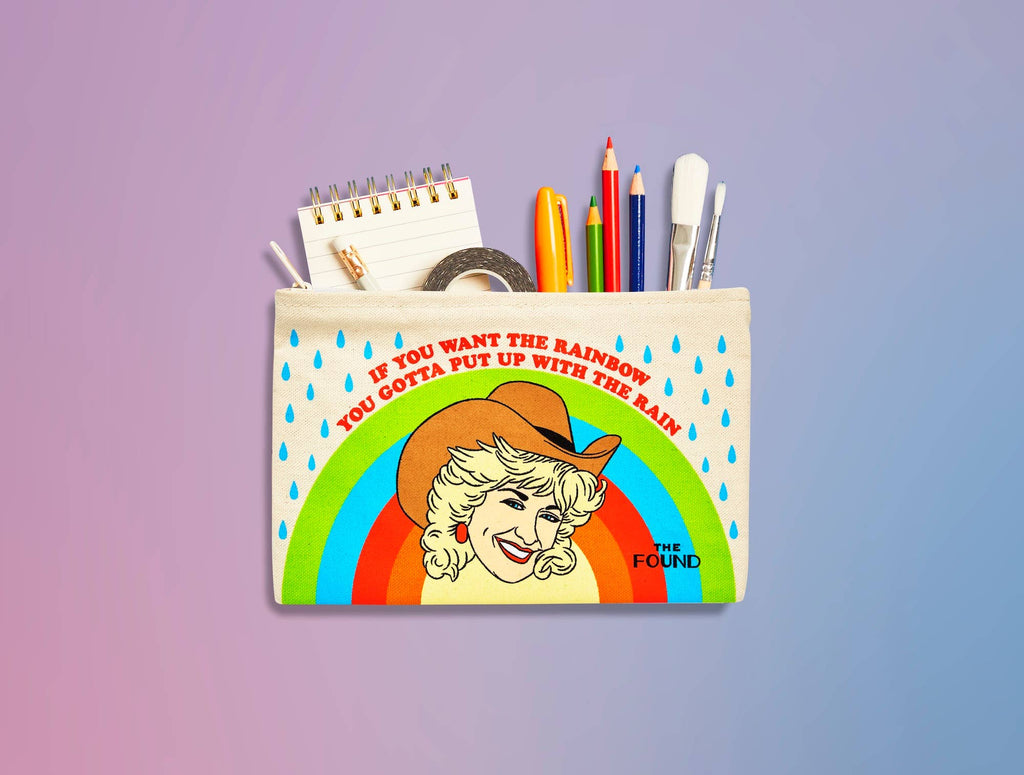 Dolly Cowgirl Rainbow Pouch