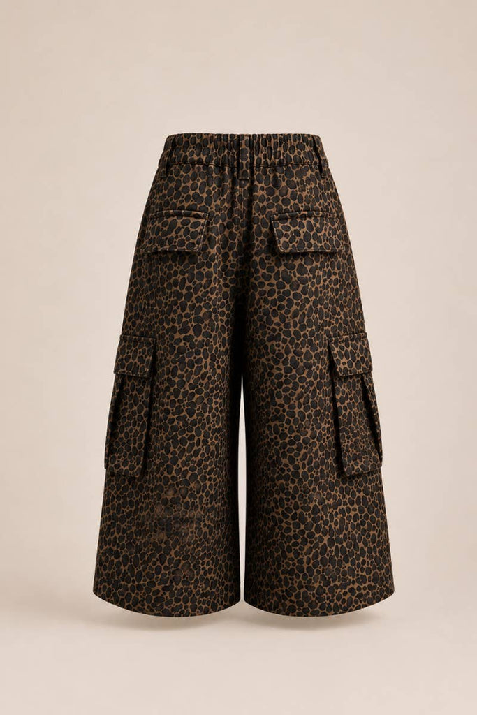 Leopard Cargo Culottes