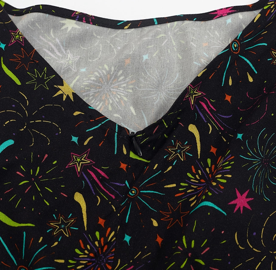 Electric Sky Fireworks Dress