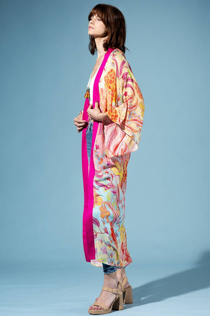 Aurora Petals Blossom Kimono