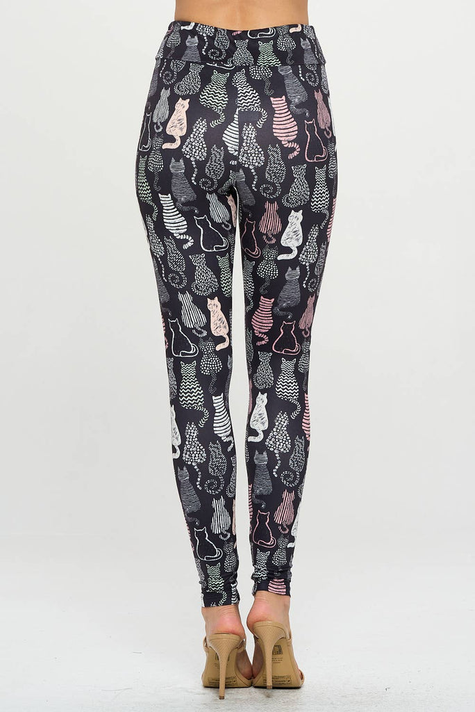 Variety Of Cats Legging