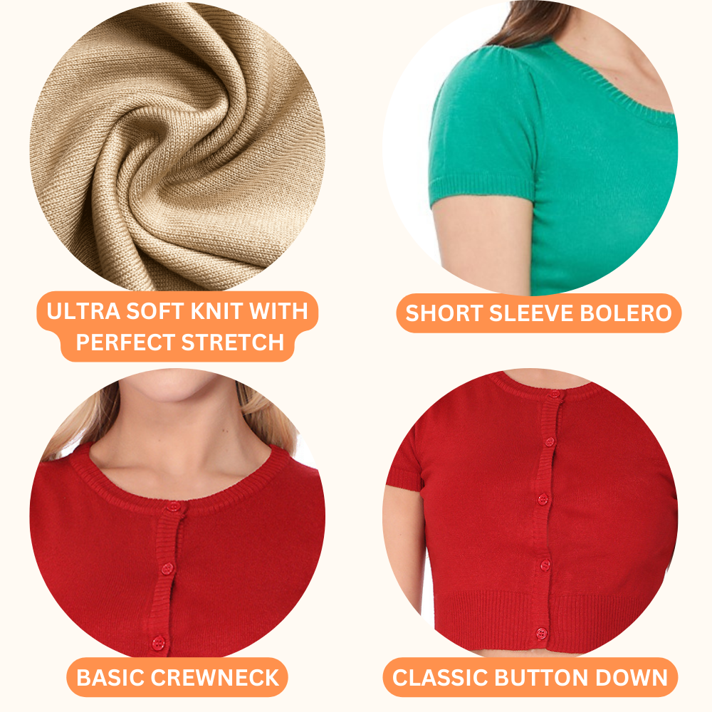 Short Sleeve Crewneck Crop Card: Light Pink