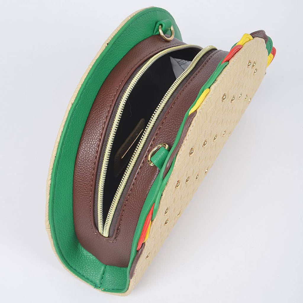 Studded Taco Purse Clutch