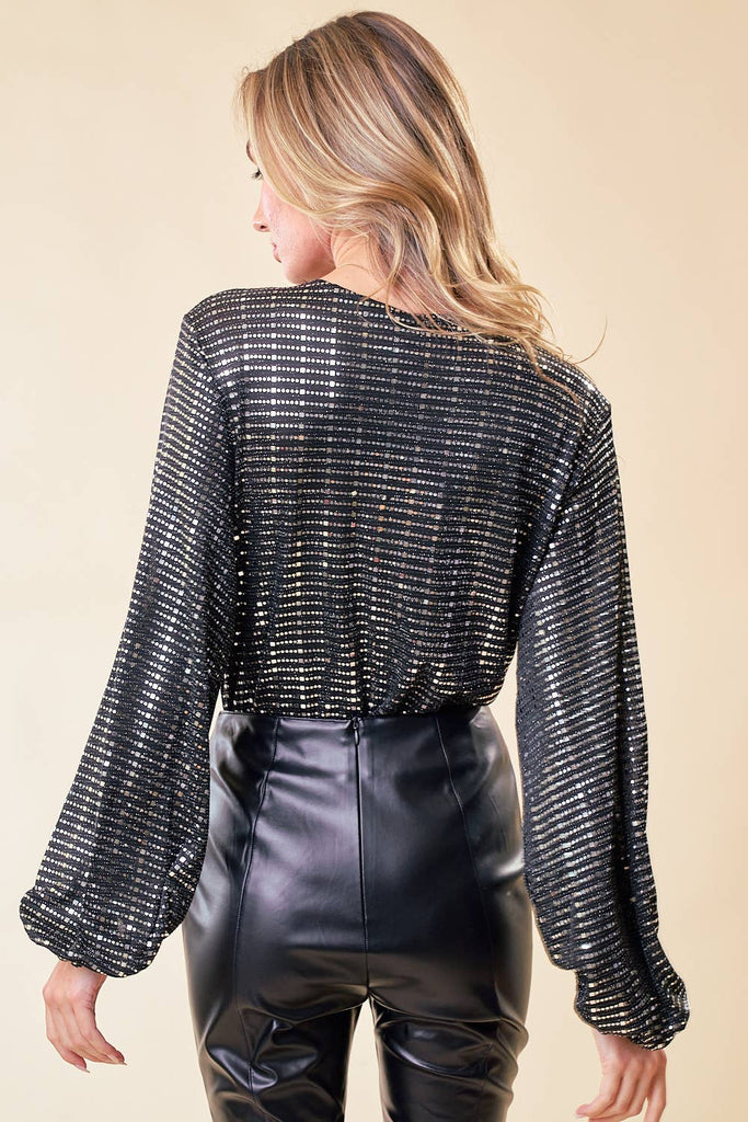 Disco Darling Bodysuit Blouse