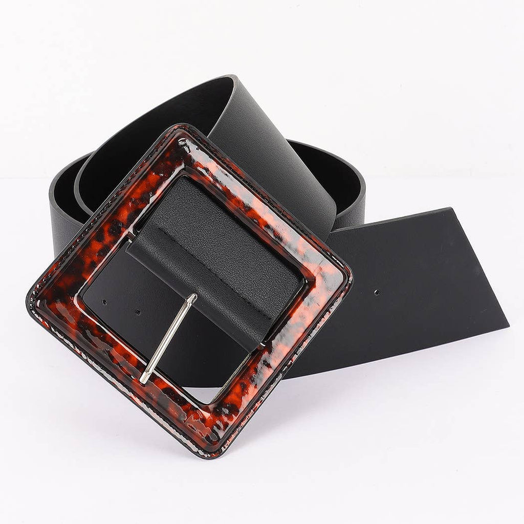 Iconic Square Buckle Belt: Plus