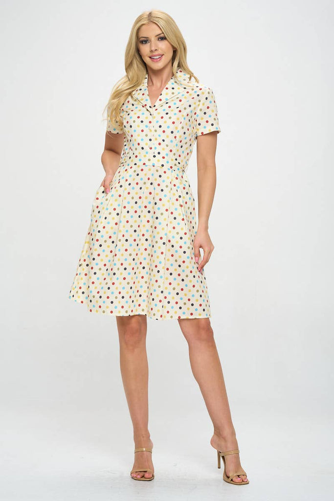 Connect The Dots Cotton Dress