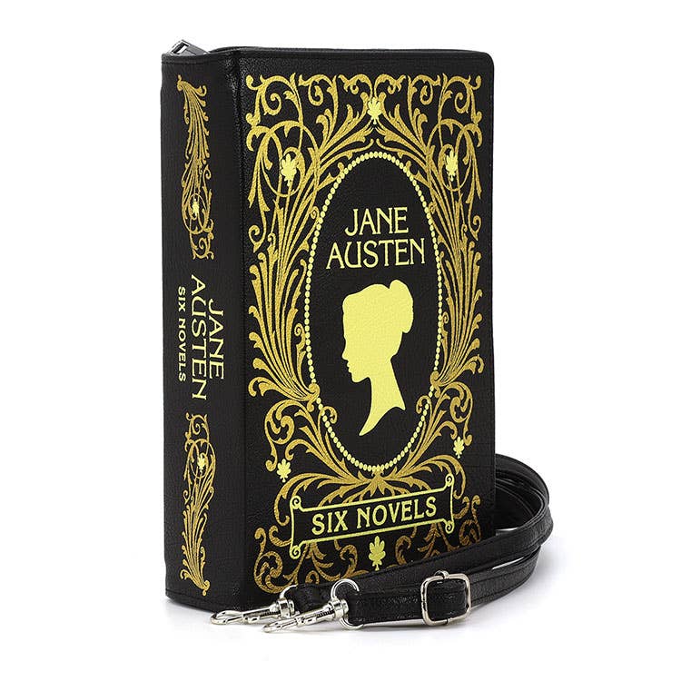 Jane Austen Novels Book Clutch