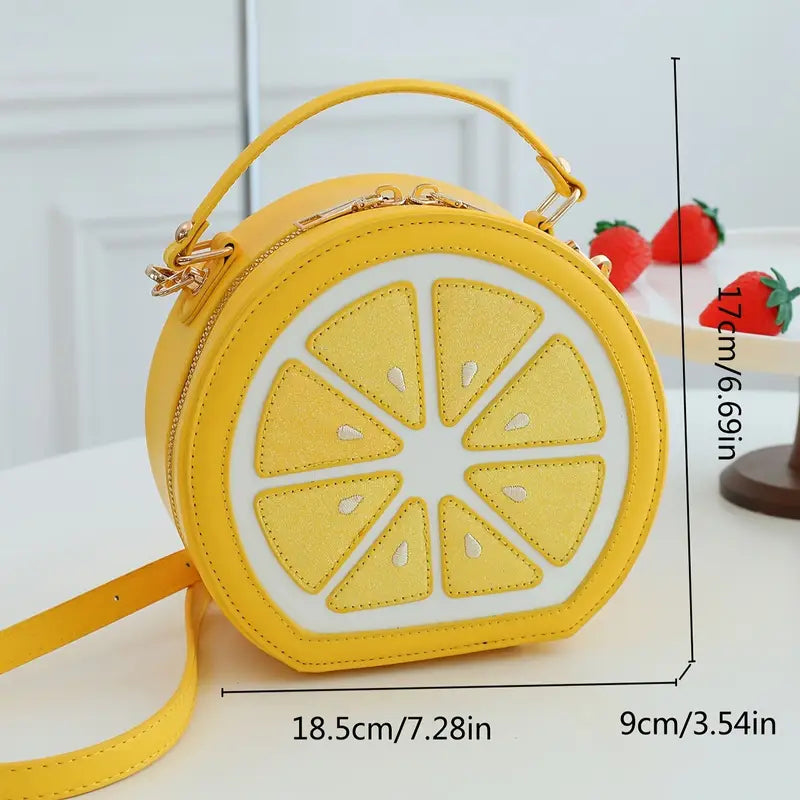 Citrus Surprise Purse: Orange