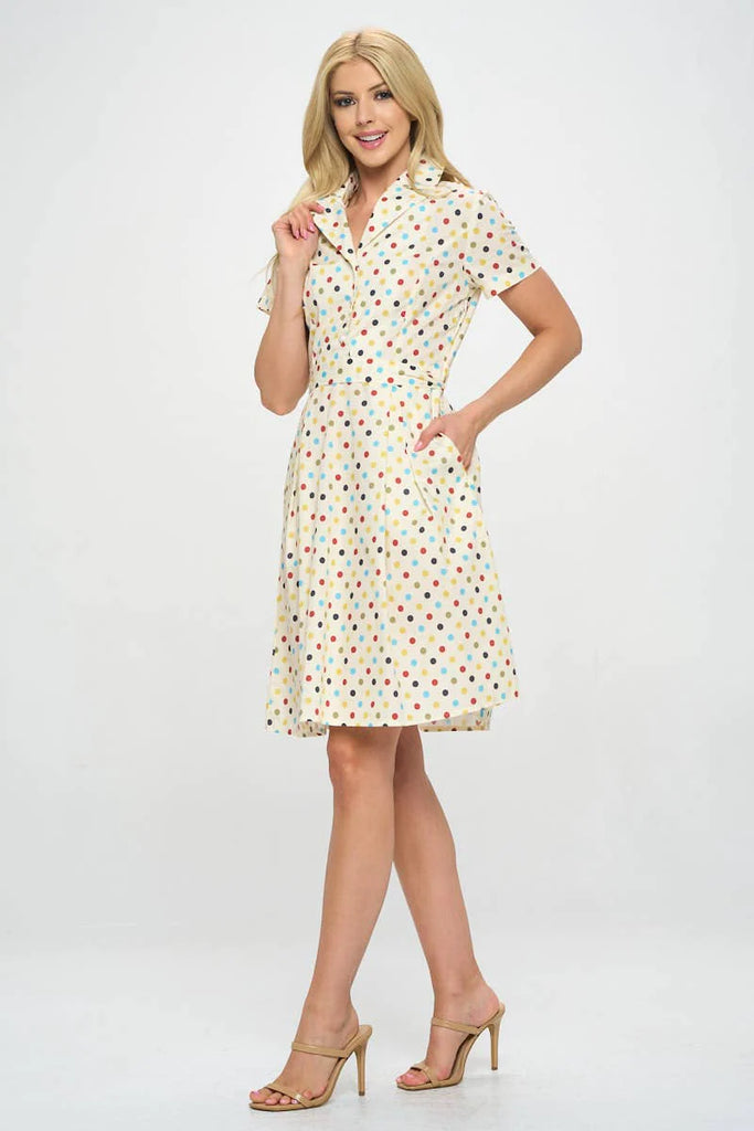Connect The Dots Cotton Dress