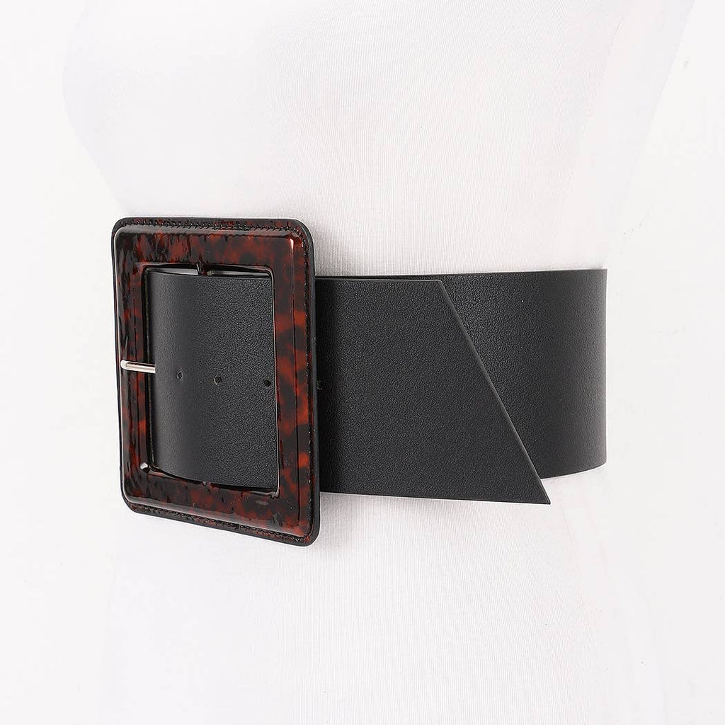Iconic Square Buckle Belt: Plus
