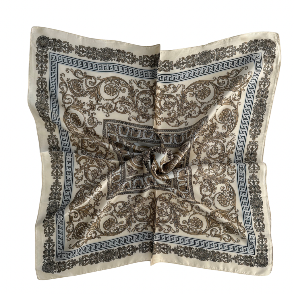 Vintage Luxury Scarf | Cream