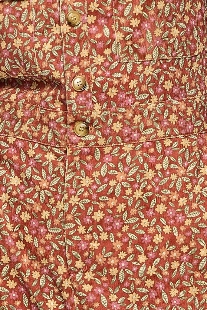 Fall Leaves Corduroy Boilersuit