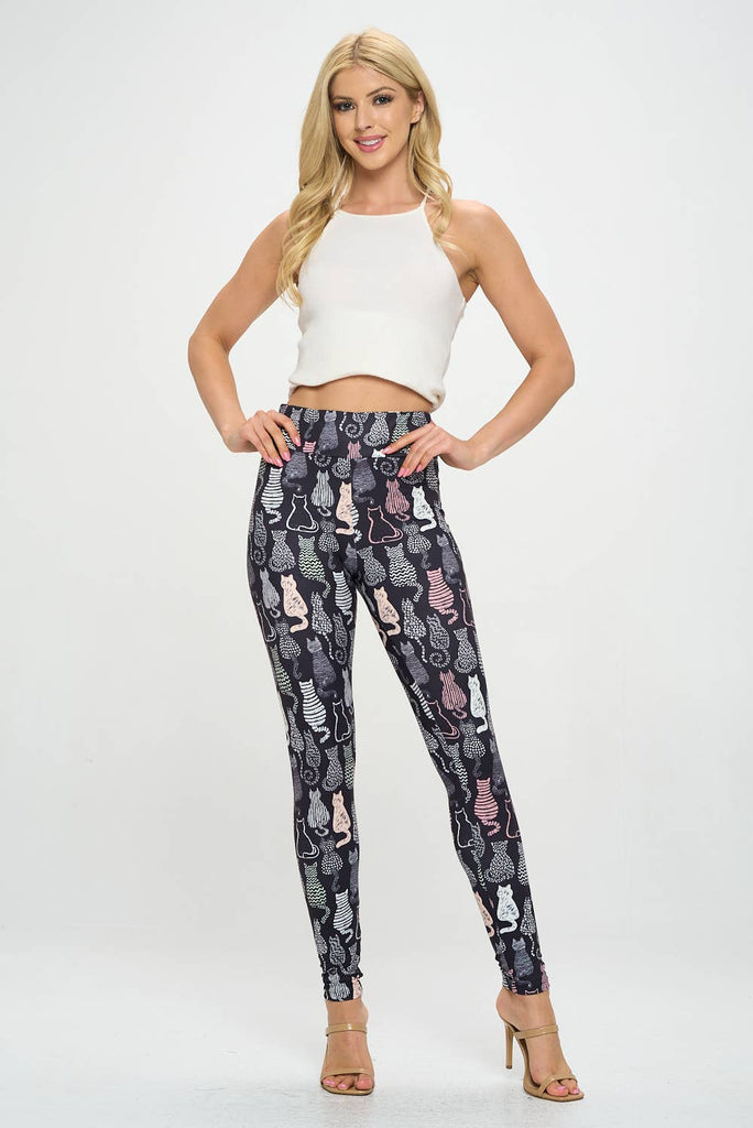 Variety Of Cats Legging