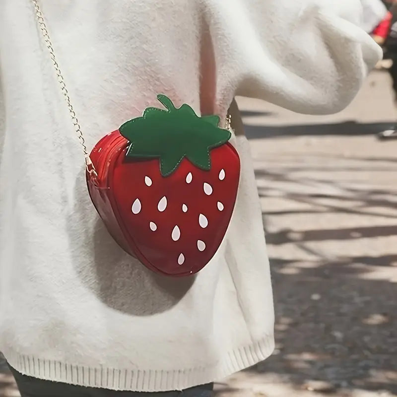 Shiny Little Strawberry Bag