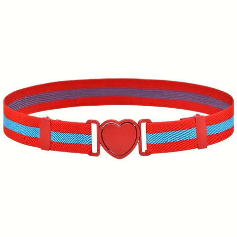 Wide Patent Buckle Belt: Black