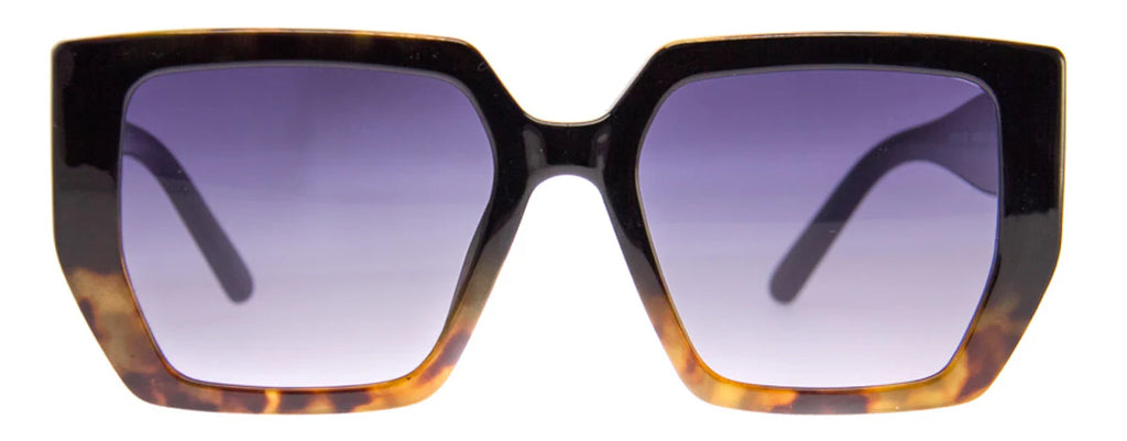 Grand Dutchess Sunglasses: Black-Torty
