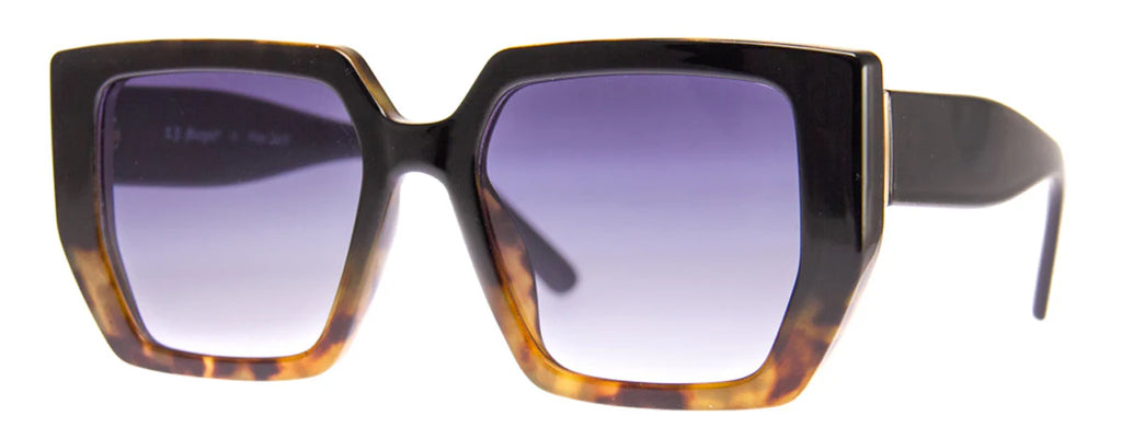 Grand Dutchess Sunglasses: Black-Torty