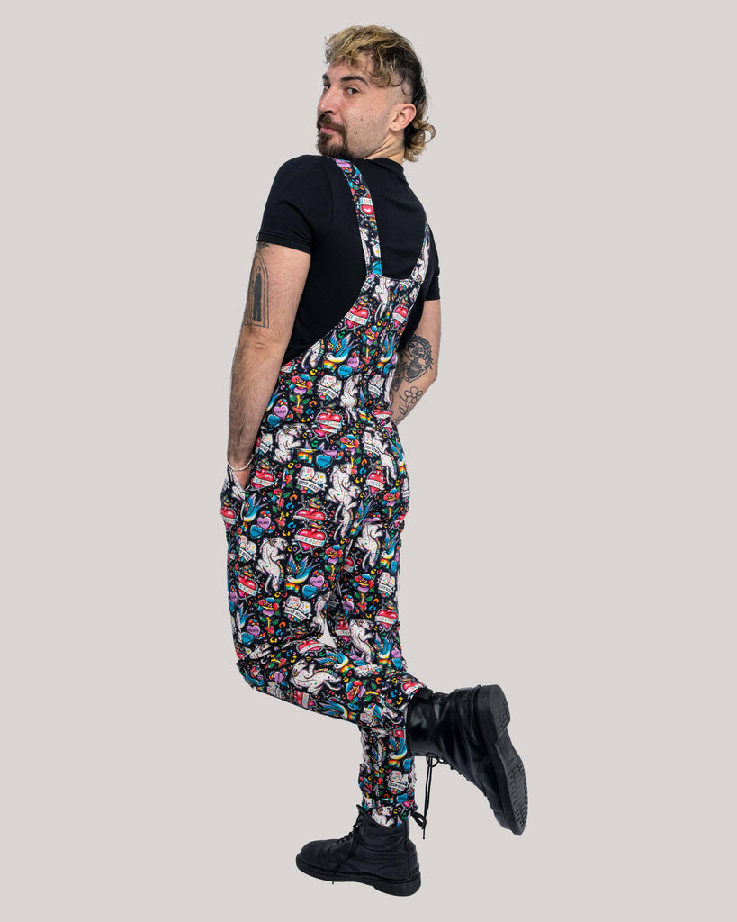 PRIDE Tattoo Stretch Dungarees