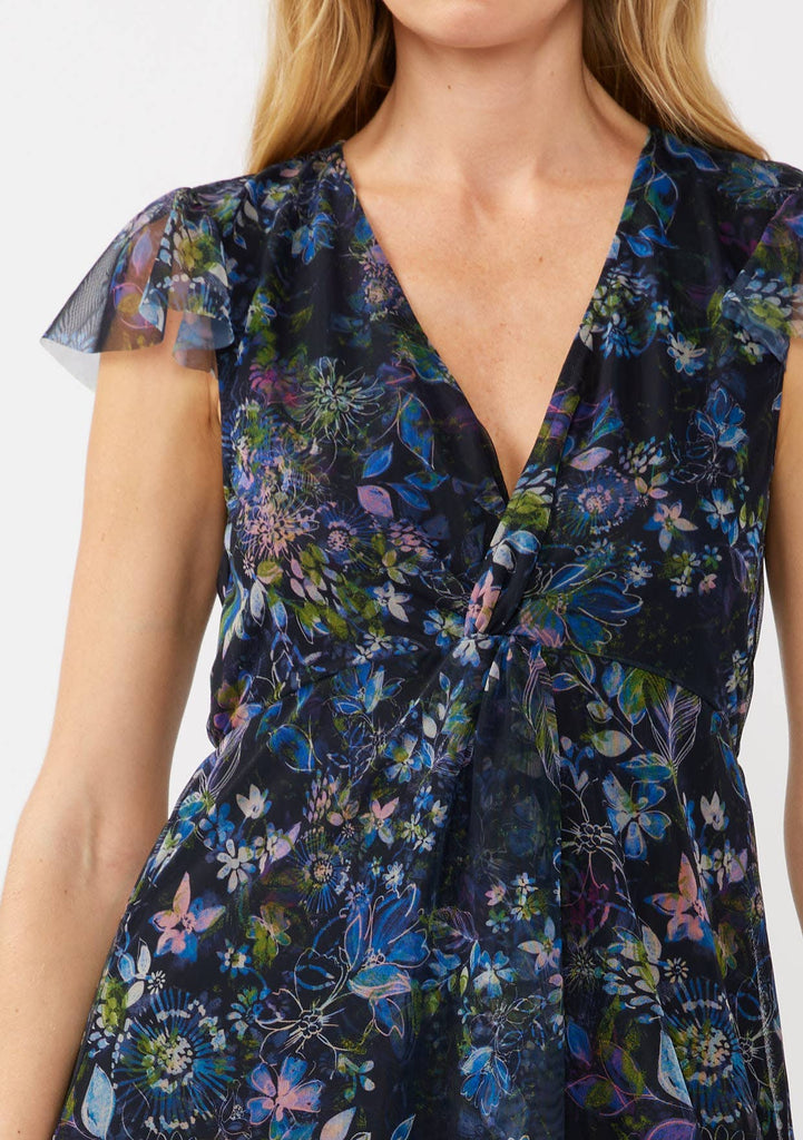 Floral Flutter Dress