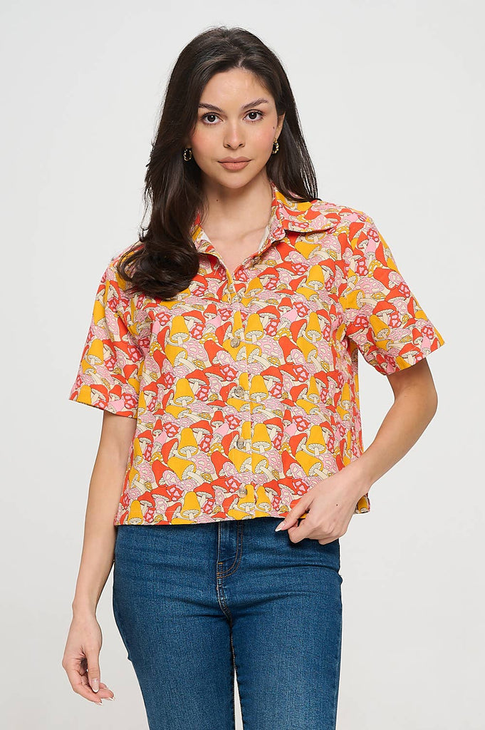 Wild Mushroom Blouse