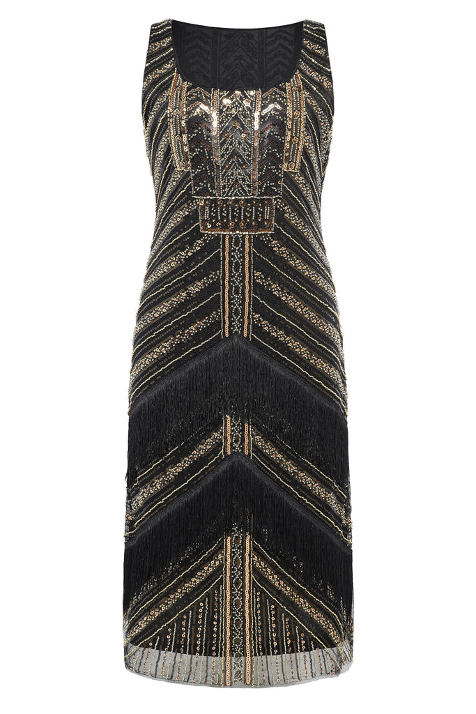 Art Deco Beaded Flapper Dress