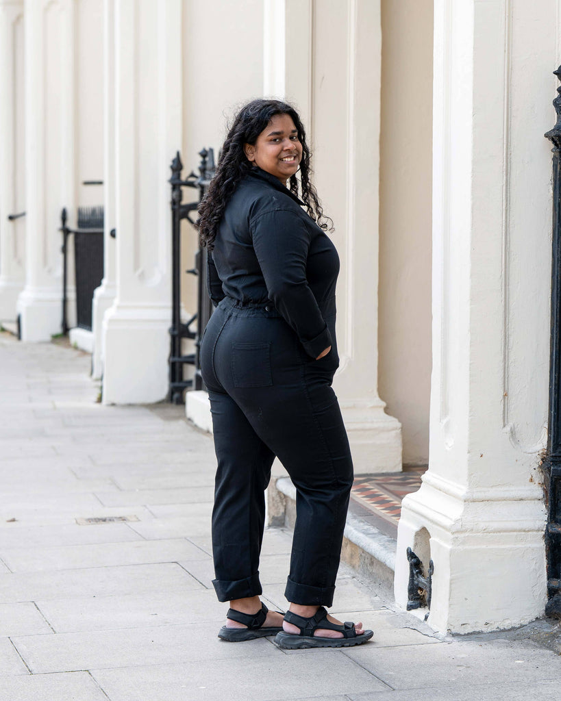 Rebel Jet Black Boiler Suit