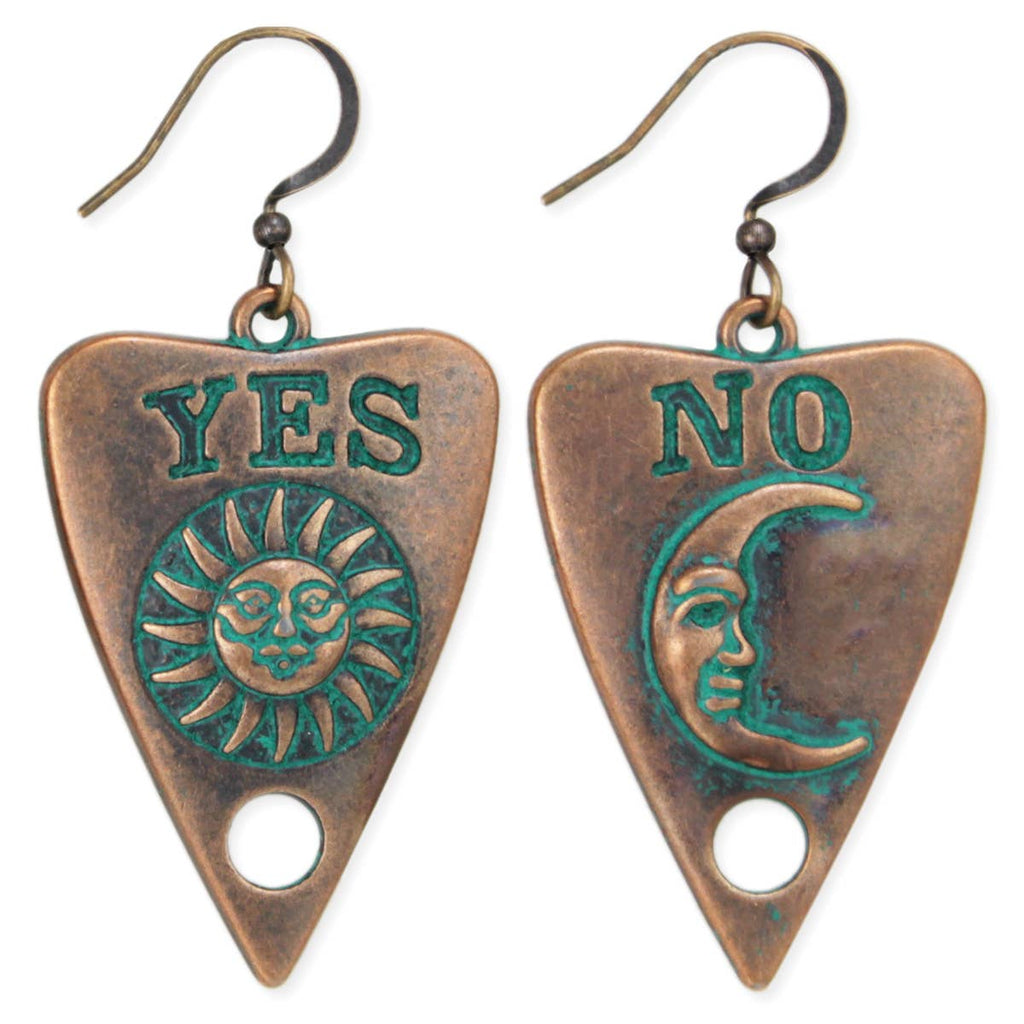 Yes No Planchet Earrings