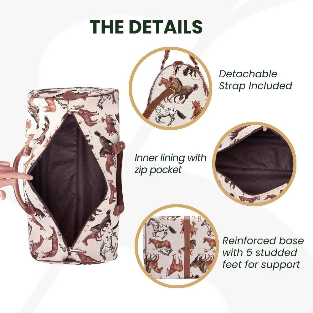Cowgirl Tapestry Overnight Bag
