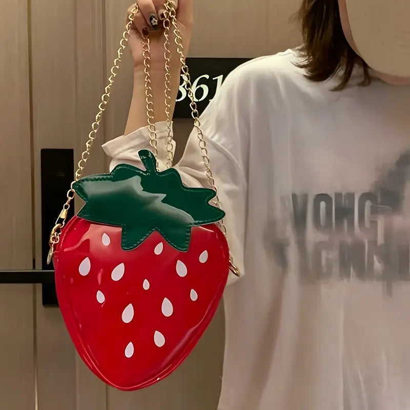 Shiny Little Strawberry Bag