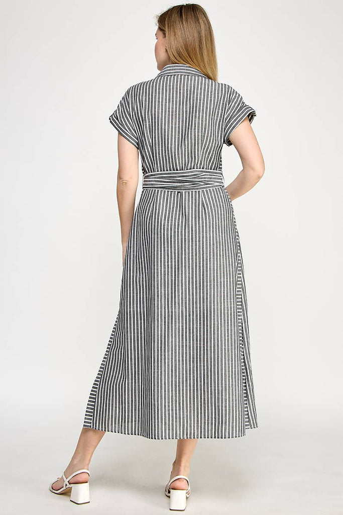 Seaside Stripes Maxi Dress