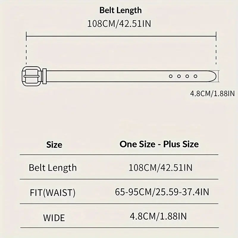 Glossy Faux Croc Belt: Red