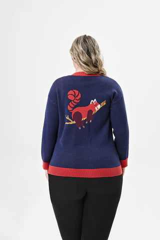 Red Panda Relaxing Cardigan