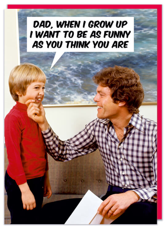 Dad When I Grow Up Card