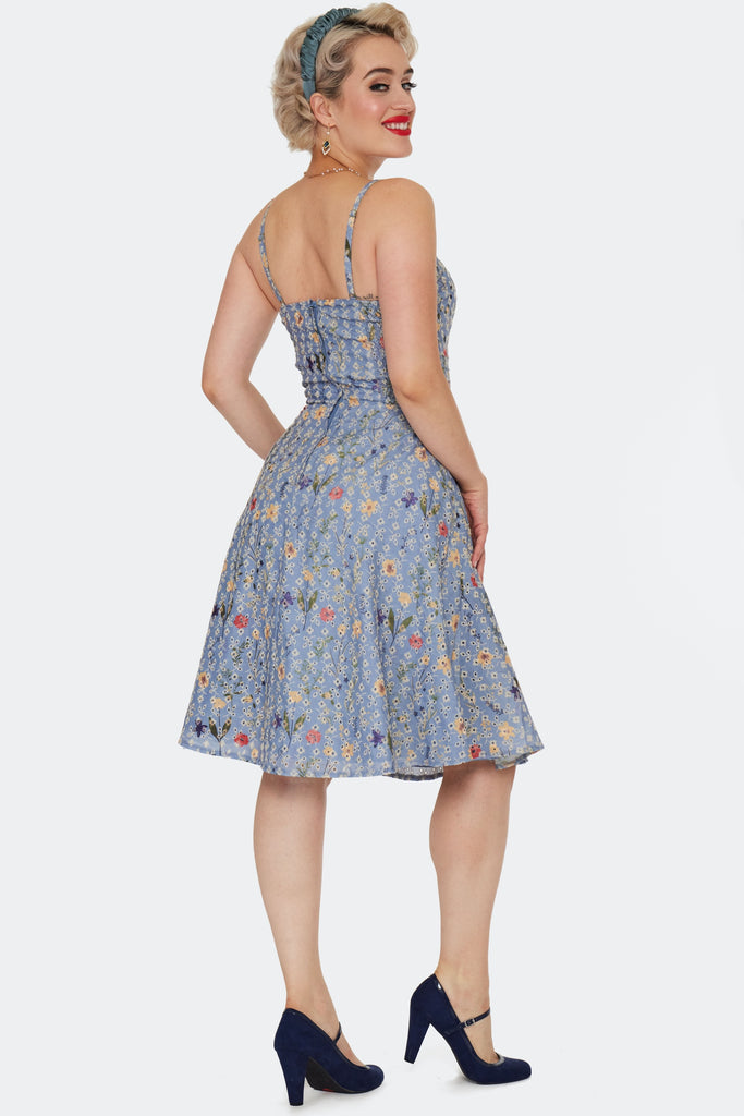 Summer Garden Embroidered Dress