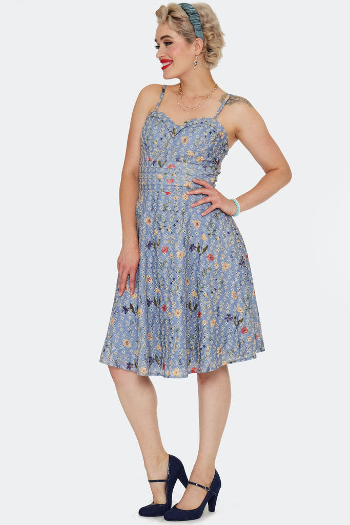 Summer Garden Embroidered Dress
