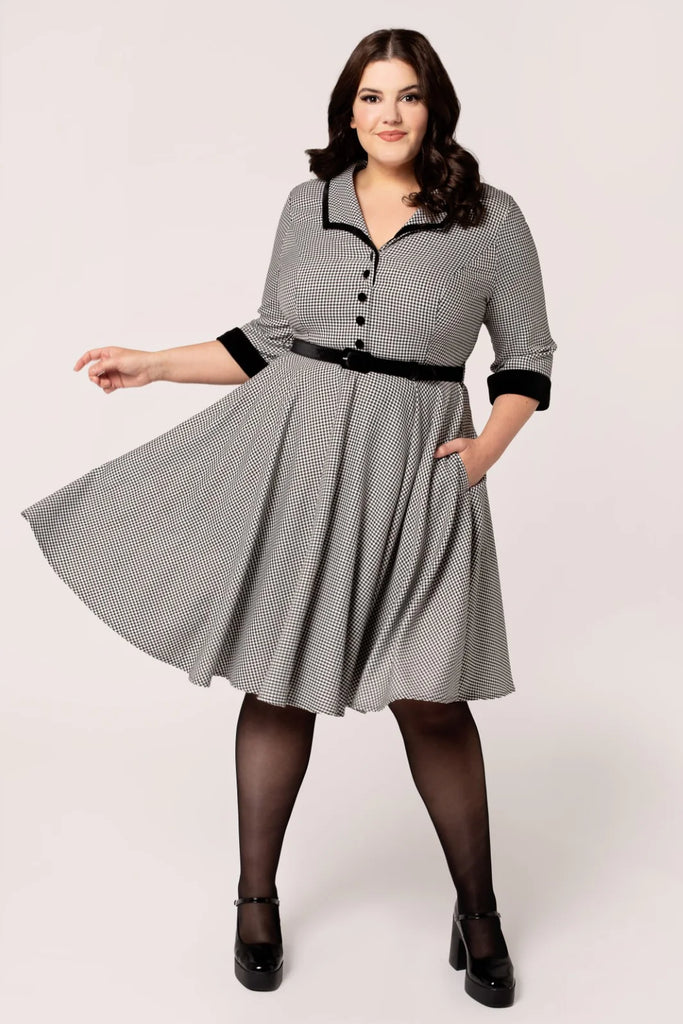 Soft Teddy Tweed Dress