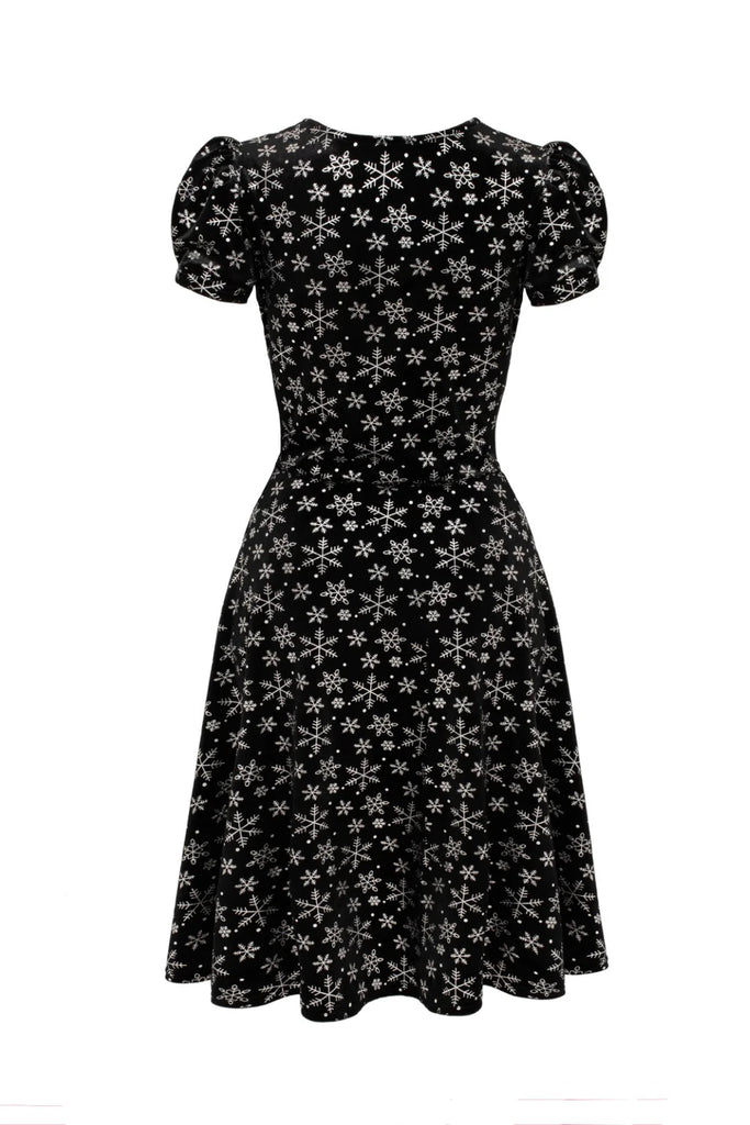 Perfect Snowflake Velvet Dress