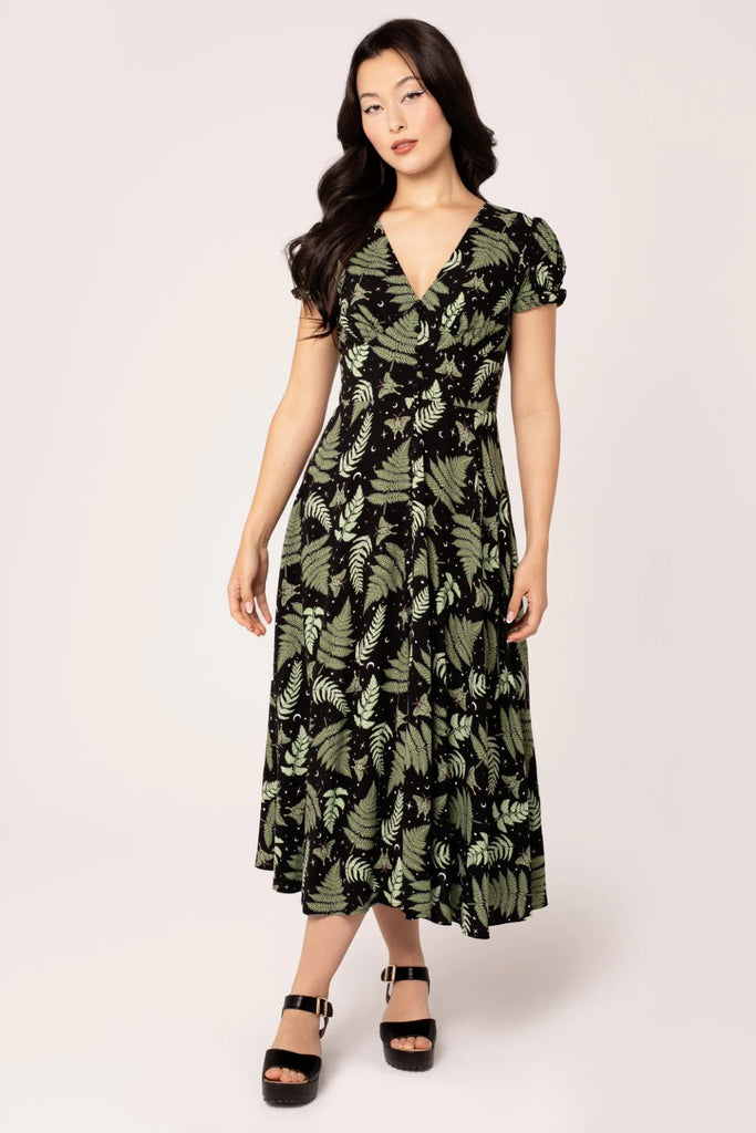 Mystical Ferns Gaia Dress
