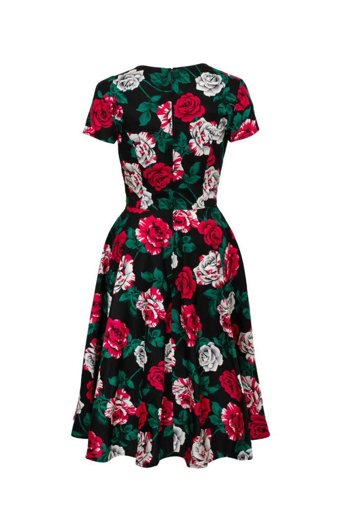 Painted Roses Swing Dress