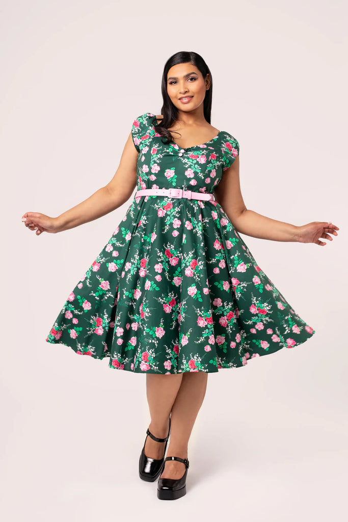Mabel Rose Swing Dress