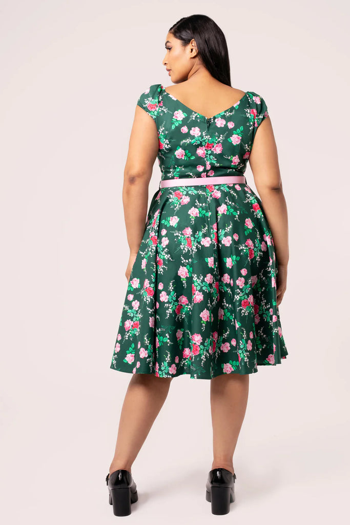 Mabel Rose Swing Dress