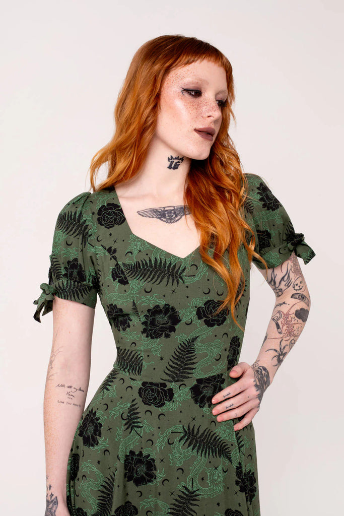 Mystical Moss Dragon Dress