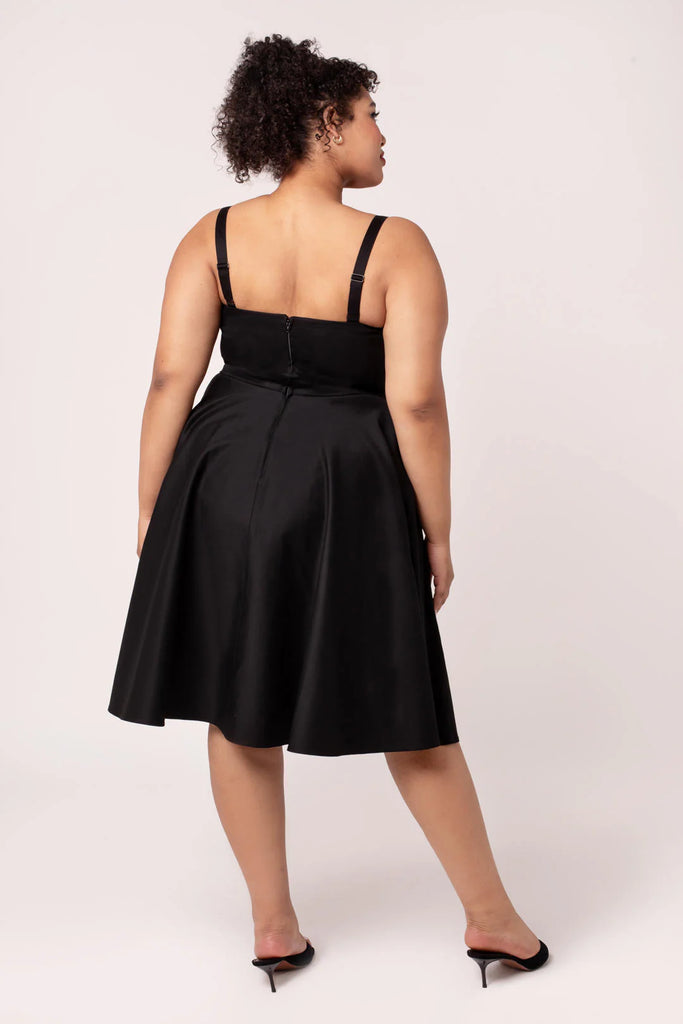 Gracie Black Swing Dress