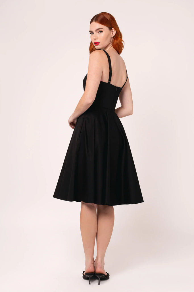 Gracie Black Swing Dress