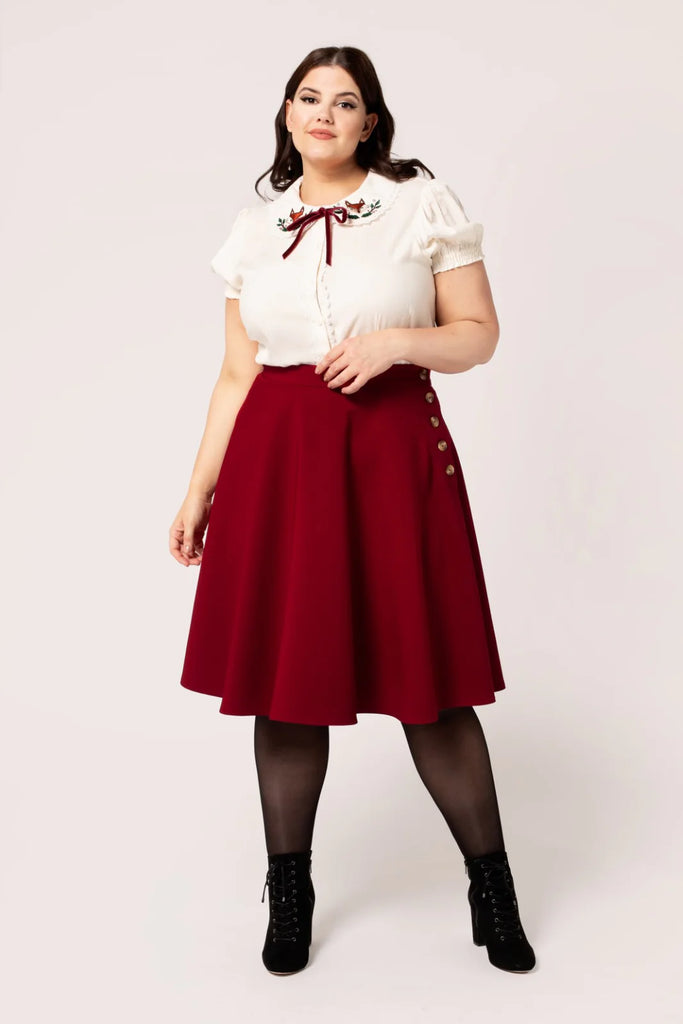 Ravenwood Crimson Skirt