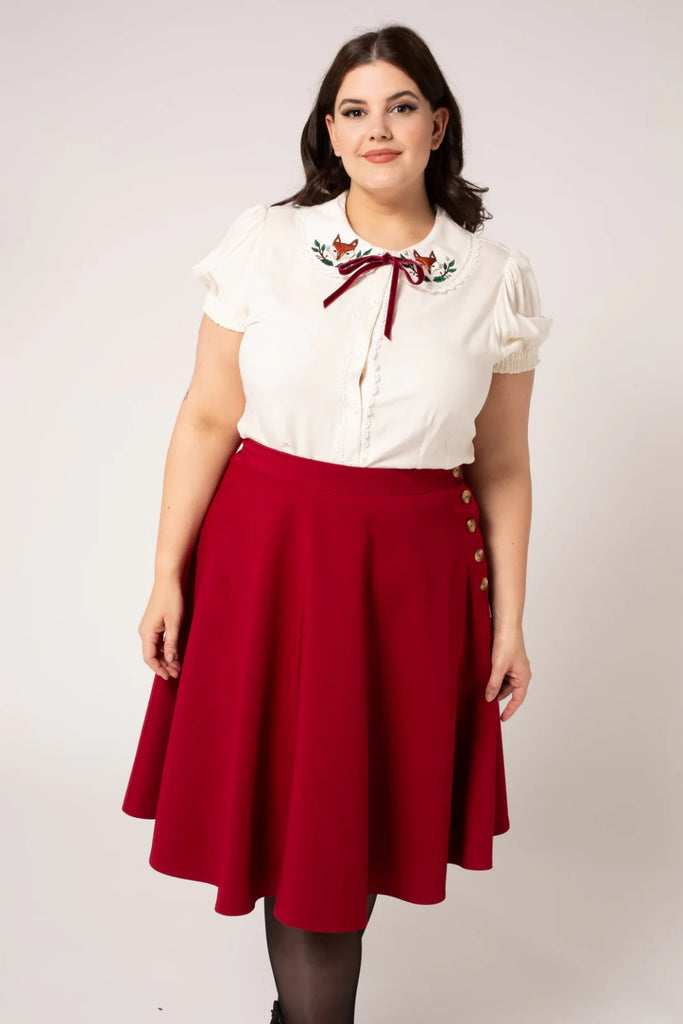 Ravenwood Crimson Skirt