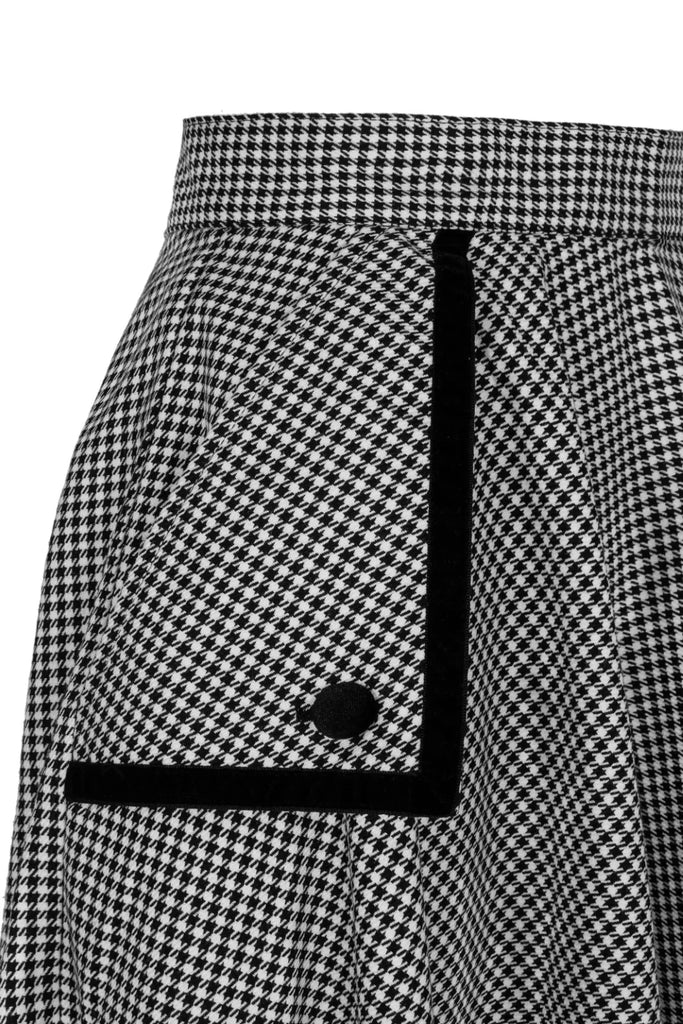 Houndstooth Teddy Skirt