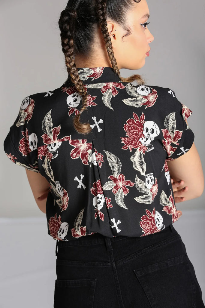 Alani Bone Garden Blouse