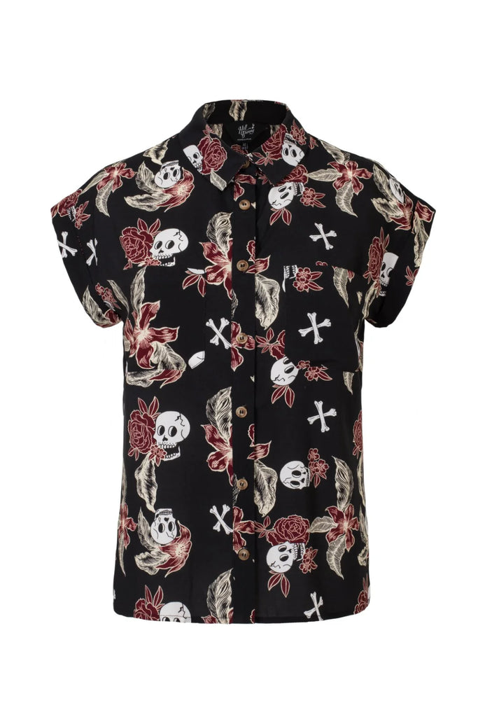 Alani Bone Garden Blouse